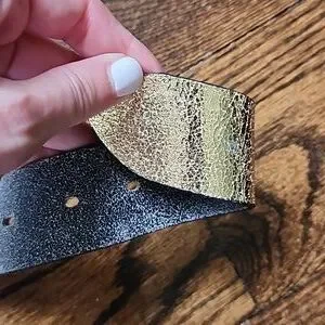 Cochni | Accessories | Cochni Rhinestone Rainbow Leather 